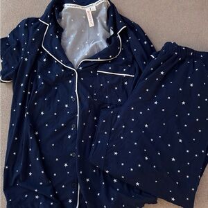 Women's Starry Night Pajama Set - Navy